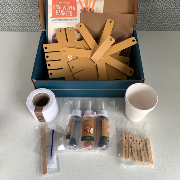 KiwiCo Doodle Crate ‘Make Your Own Handwoven Baskets’ Unused Craft Activity Kit - Picture 3 of 4